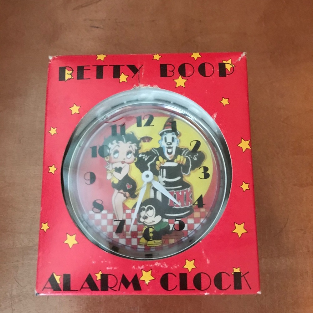Betty Boop alarm clock.